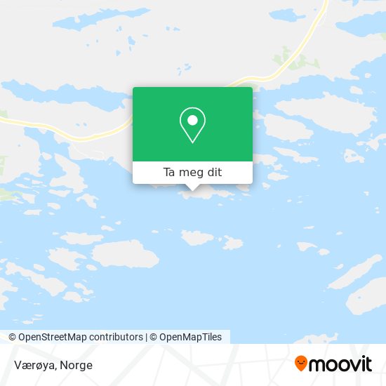 Værøya kart