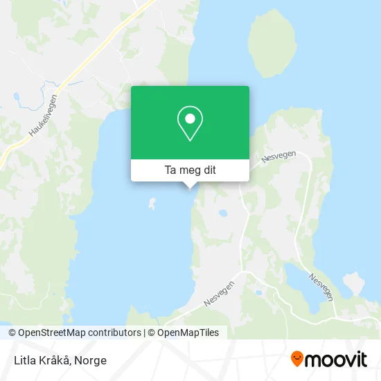Litla Kråkå kart