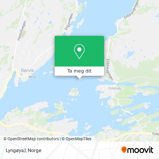 Lyngøya,l kart