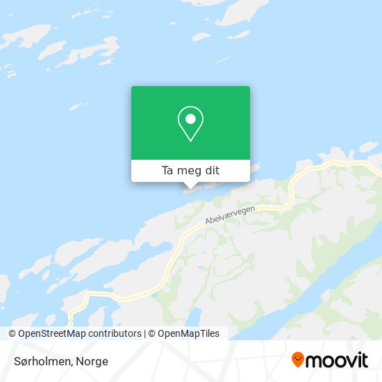Sørholmen kart