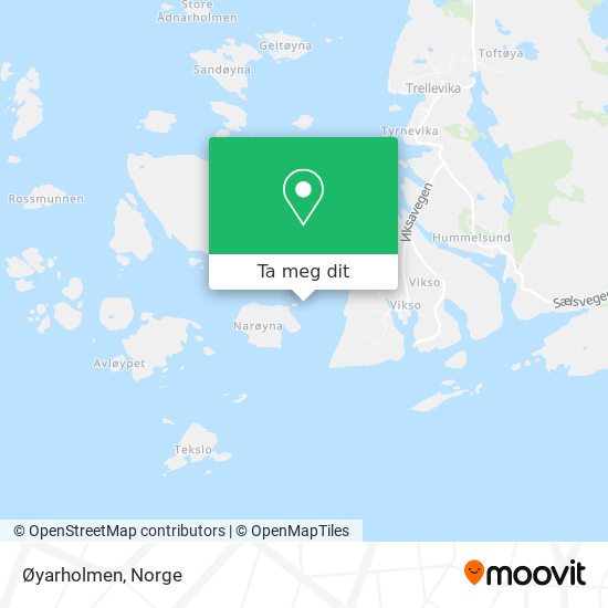 Øyarholmen kart