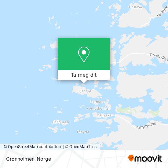 Grønholmen kart