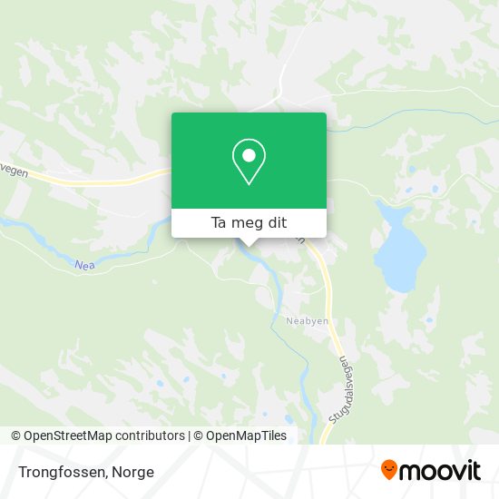 Trongfossen kart