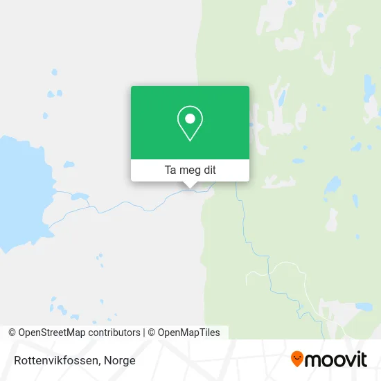 Rottenvikfossen kart