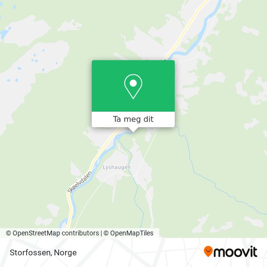 Storfossen kart