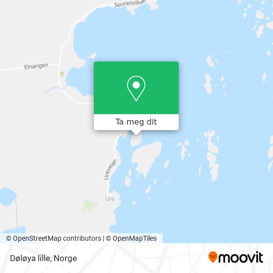 Døløya lille kart