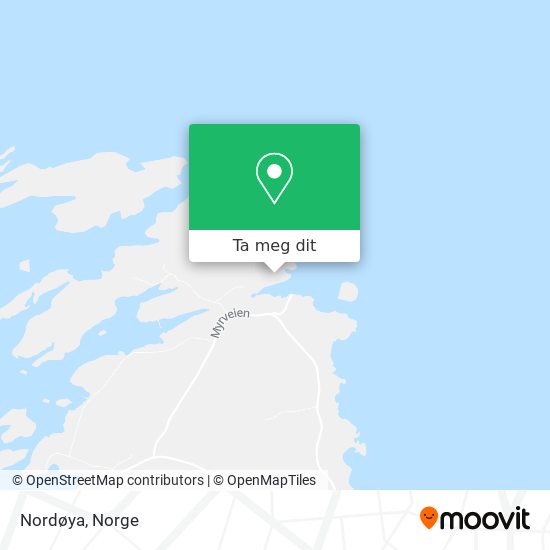 Nordøya kart