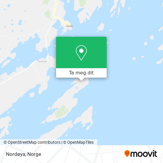 Nordøya kart