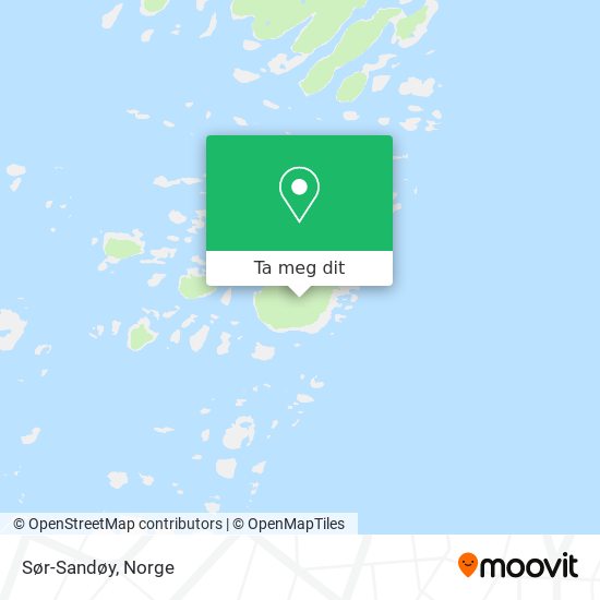 Sør-Sandøy kart