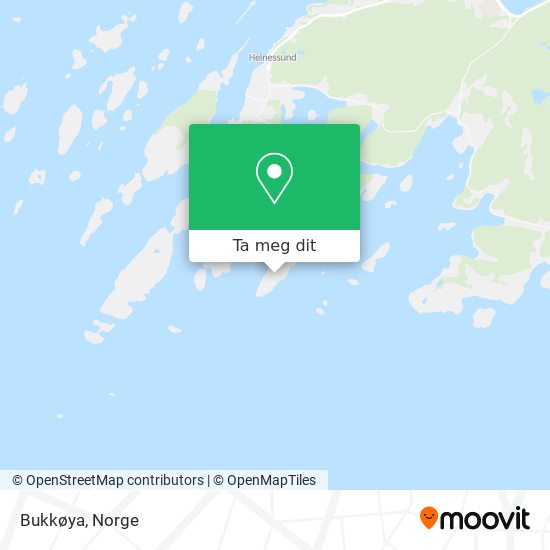 Bukkøya kart