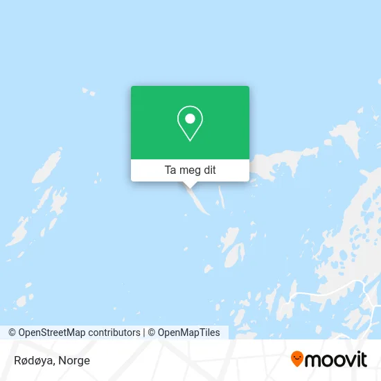 Rødøya kart