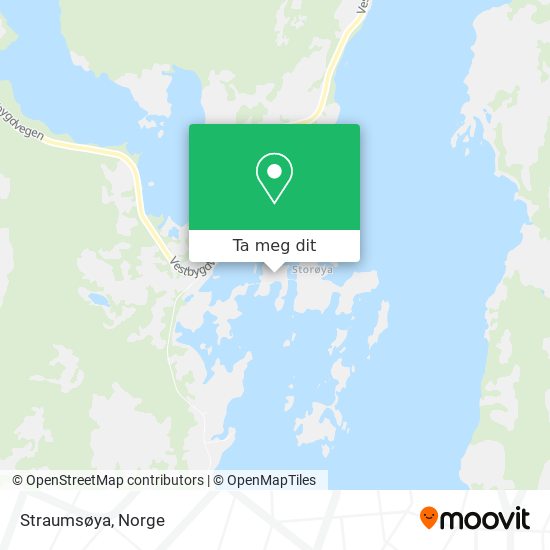 Straumsøya kart