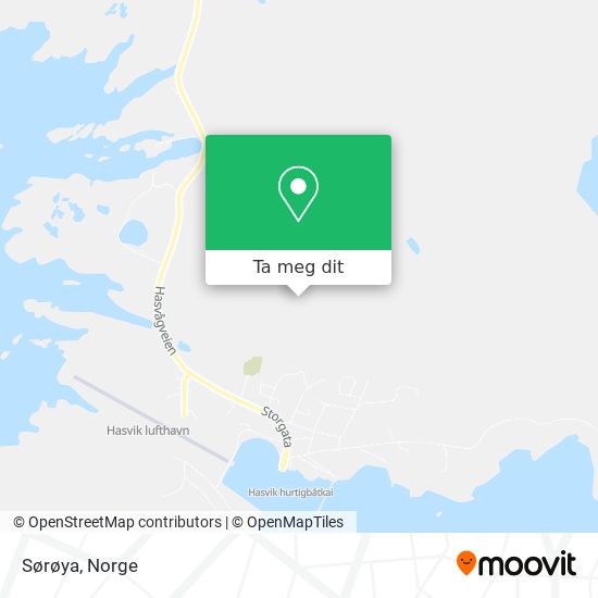 Sørøya kart