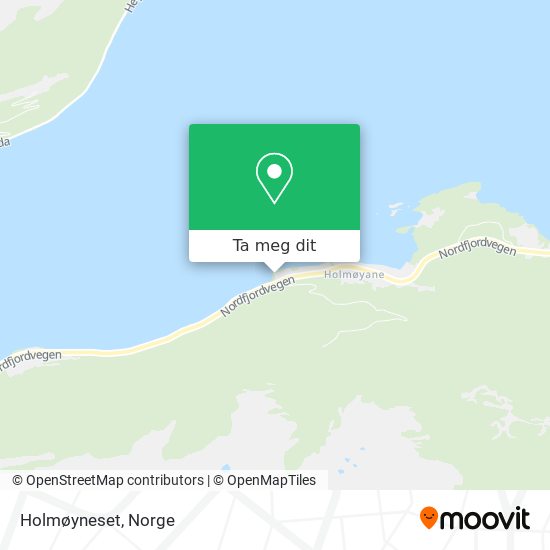 Holmøyneset kart
