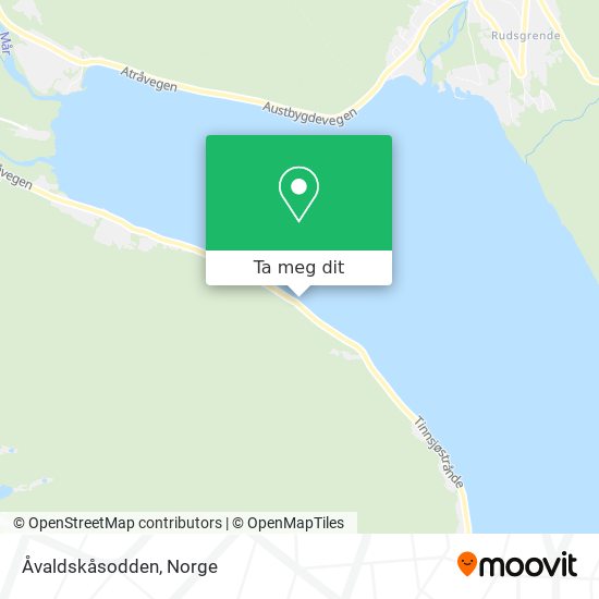 Åvaldskåsodden kart