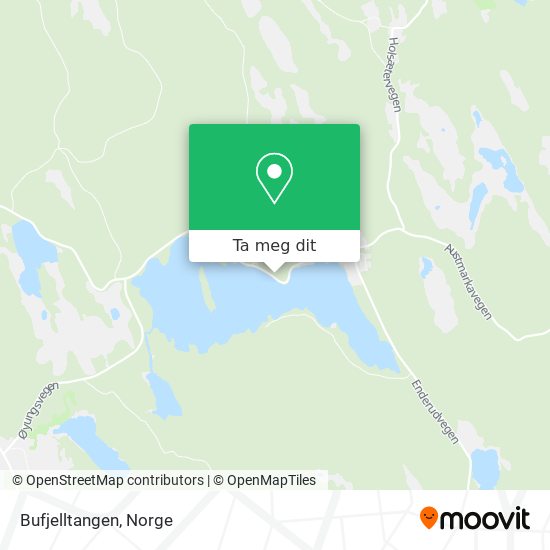 Bufjelltangen kart