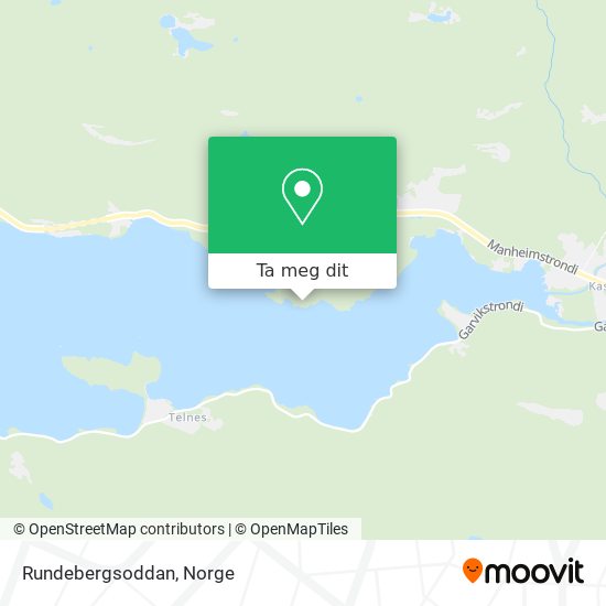 Rundebergsoddan kart