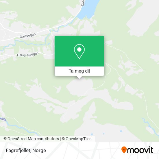 Fagrefjellet kart