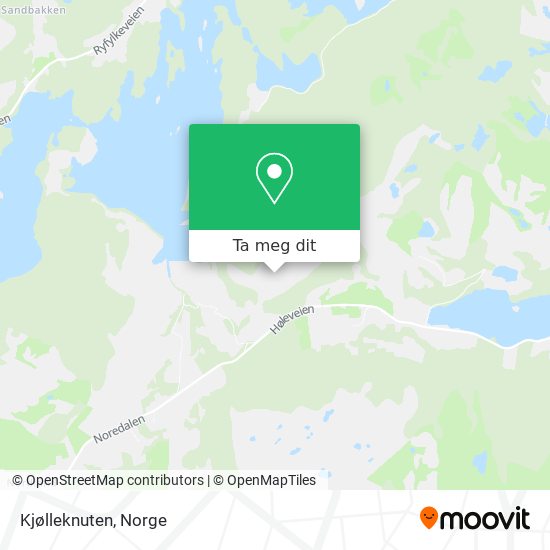 Kjølleknuten kart