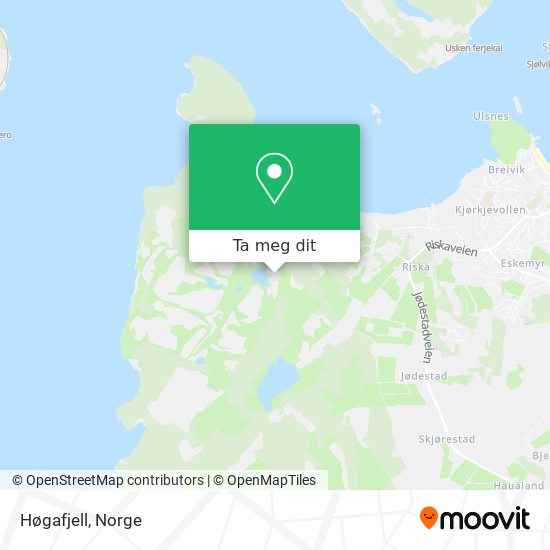 Høgafjell kart