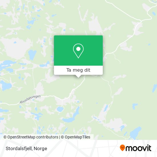 Stordalsfjell kart