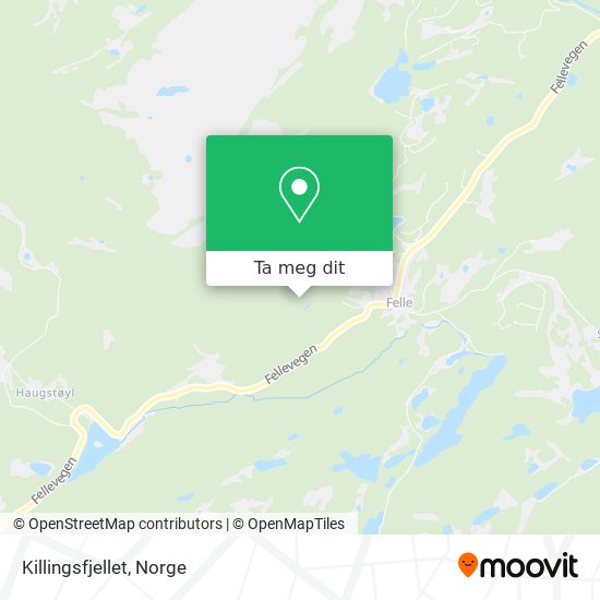 Killingsfjellet kart