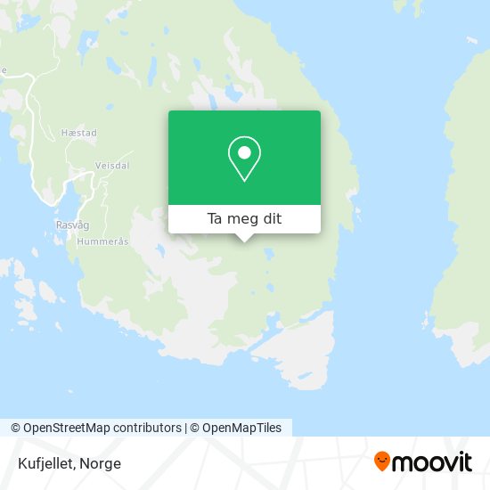 Kufjellet kart