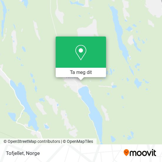 Tofjellet kart