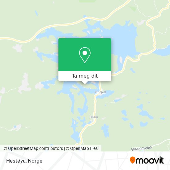 Hestøya kart