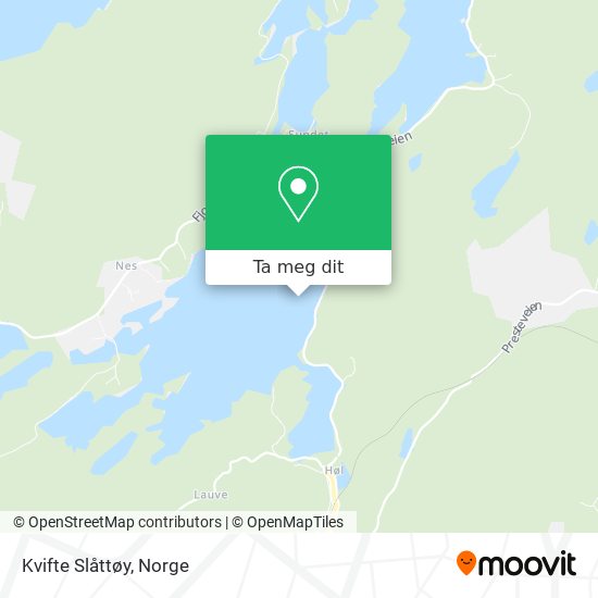 Kvifte Slåttøy kart