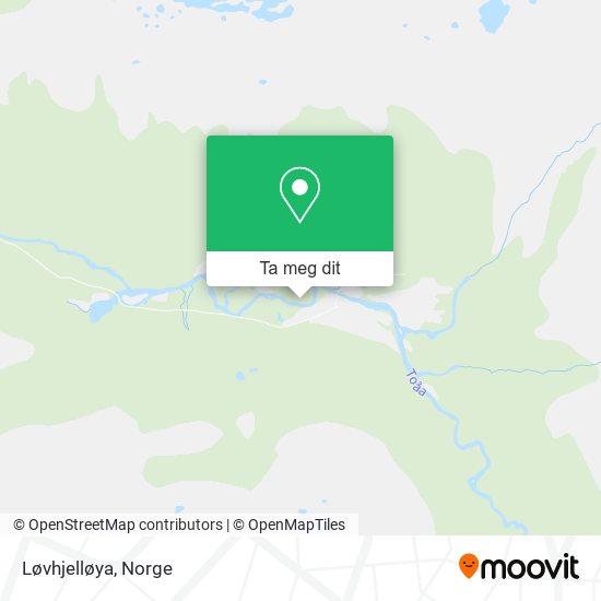 Løvhjelløya kart