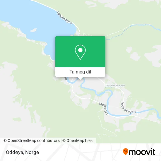 Oddøya kart