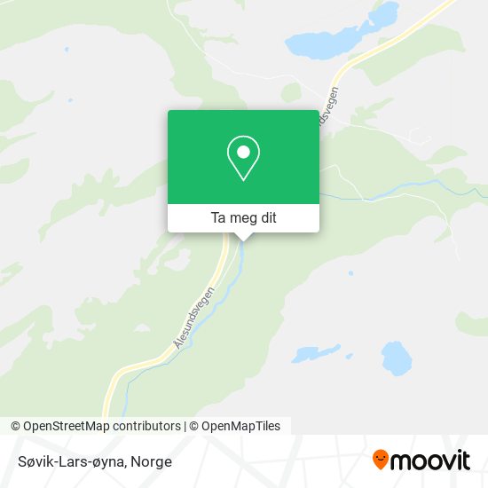 Søvik-Lars-øyna kart