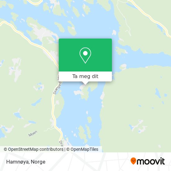 Hamnøya kart