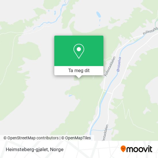 Heimsteberg-gjølet kart