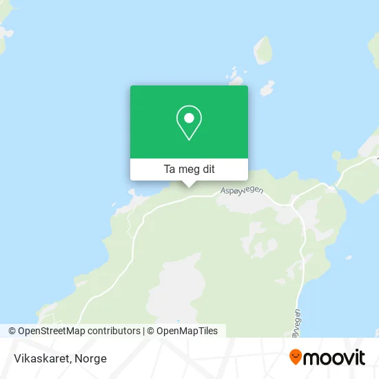 Vikaskaret kart