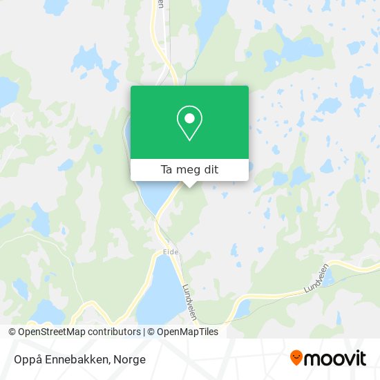 Oppå Ennebakken kart