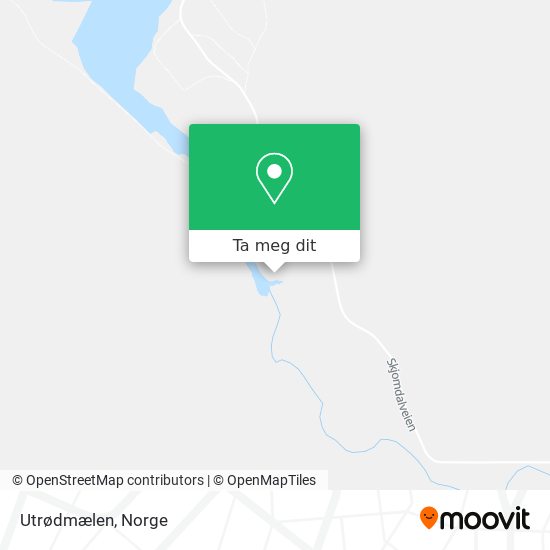 Utrødmælen kart