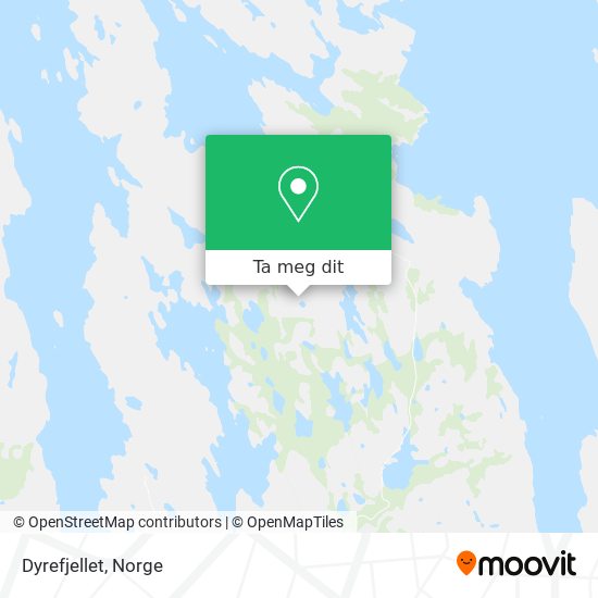 Dyrefjellet kart