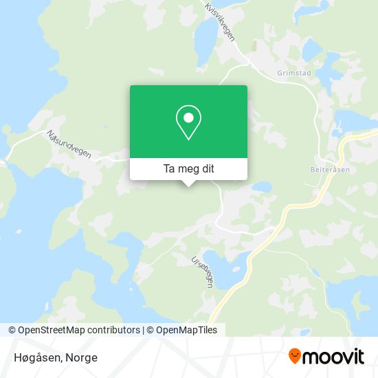 Høgåsen kart