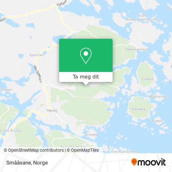 Smååsane kart