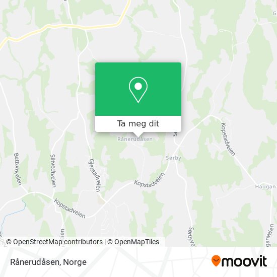 Rånerudåsen kart