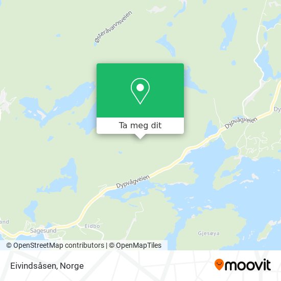 Eivindsåsen kart