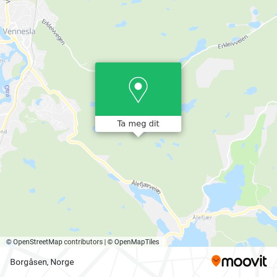 Borgåsen kart