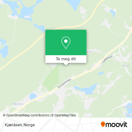 Kjæråsen kart