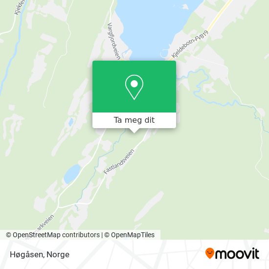 Høgåsen kart