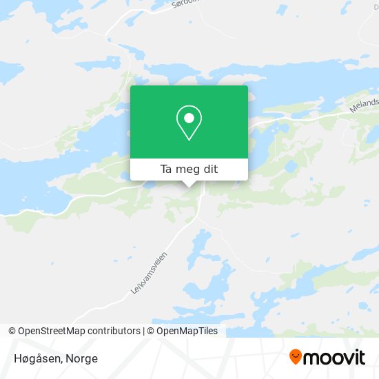 Høgåsen kart