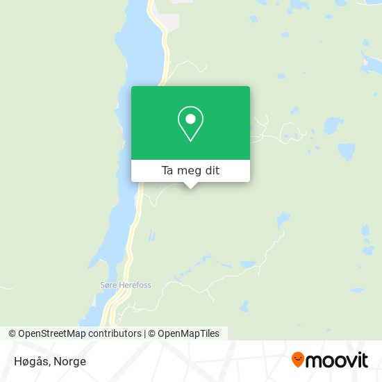 Høgås kart