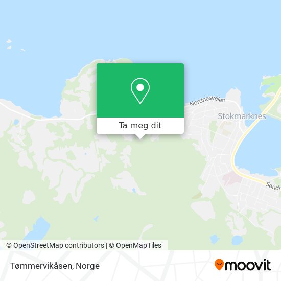 Tømmervikåsen kart
