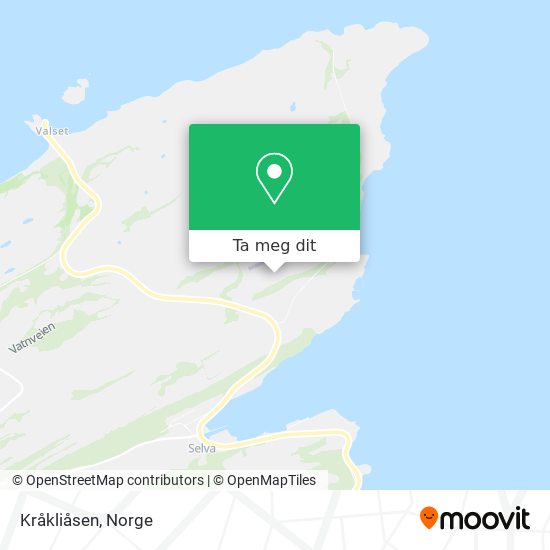Kråkliåsen kart